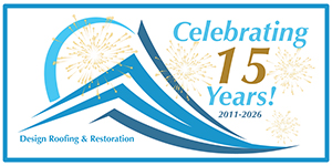 Design Roofing Anniversary Logo Design Roofing Anniversary Logo